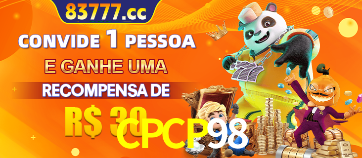Banner institucional da CPCP98 sobre parceria de marcas e criação de uma marca de excelência, apresentando os mascotes de jogos populares como o Fortune Tiger.