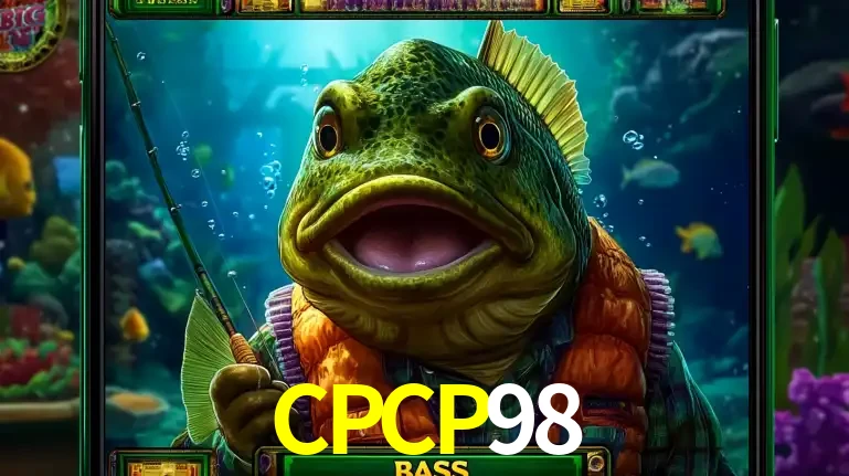 Personagem de peixe pescador do popular jogo de slot com tema de pescaria, uma das emocionantes opções de caça-níqueis para jogar e ganhar no cassino CPCP98.